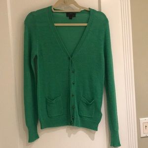 J.Crew Italian Spun Alpaca Blend Cardigan